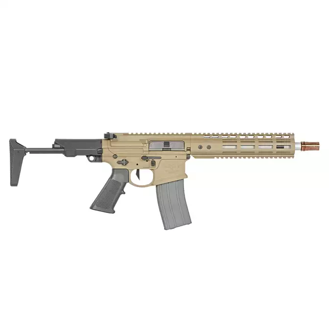 [Zestaw] Replika karabinka Noveske N4 Ghetto Blaster 10.5" MWS Gen3 GBBR - FDE [EMG] + Magazynek na Green Gaz do Karabinków Noveske N4 MWS - Tan [DE]