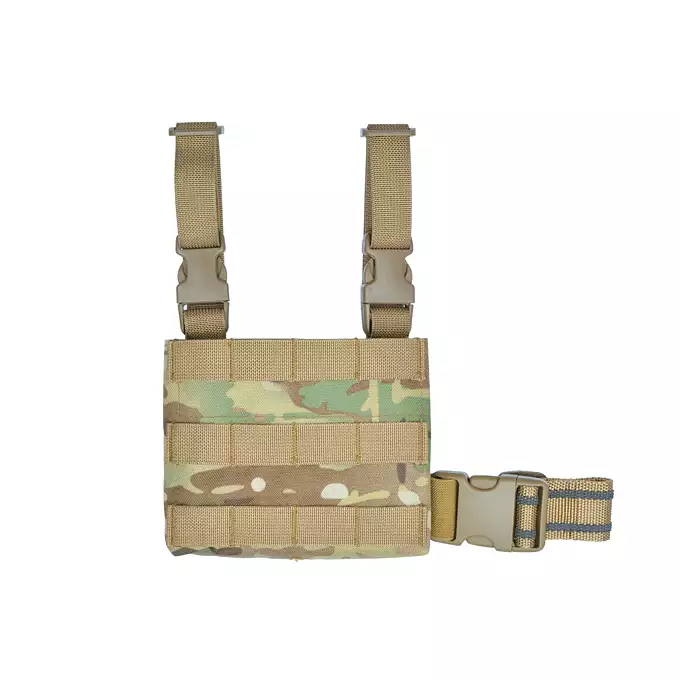 [Zestaw] Kangurowy panel udowy - Multicamo [8FIELDS] + Pojedyncza wkładka na magazynki karabinowe AR-15/M4 - Black [8FIELDS]