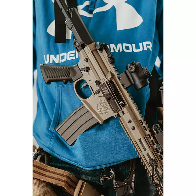 [Zestaw] Replika karabinka Noveske N4 Ghetto Blaster 10.5" MWS Gen3 GBBR - FDE [EMG] + Magazynek na Green Gaz do Karabinków Noveske N4 MWS - Tan [DE]