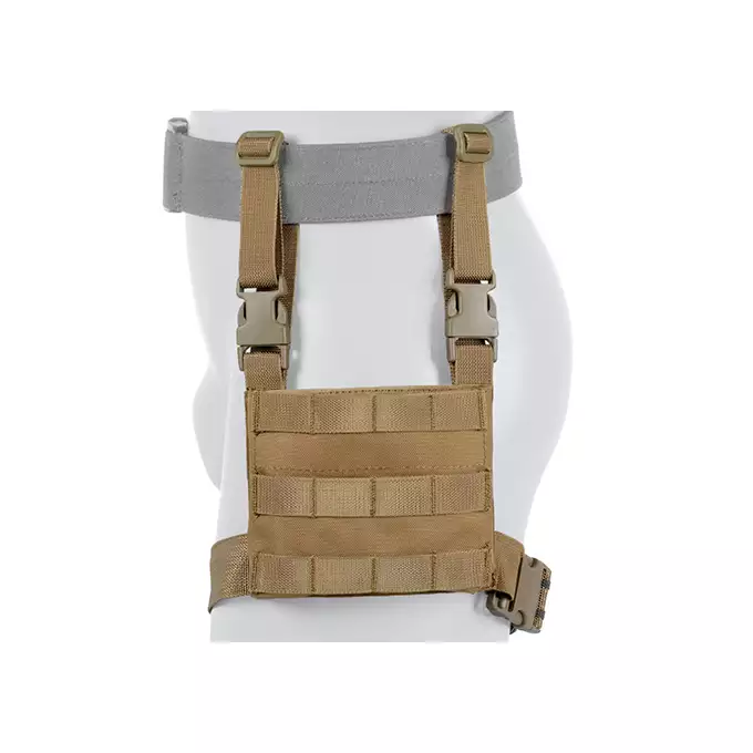 [Zestaw] Kangurowy panel udowy - Coyote [8FIELDS] + Pojedyncza wkładka na magazynki karabinowe AR-15/M4 - Black [8FIELDS]