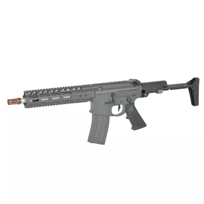 [Zestaw] Replika karabinka Noveske N4 Ghetto Blaster 10.5" MWS Gen 3 GBBr - Sniper Grey [EMG] + Magazynek na Green Gaz do Karabinków Noveske N4 MWS - Black [DE]