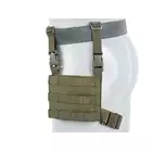 [Zestaw] Kangurowy panel udowy - Olive [8FIELDS] + Pojedyncza wkładka na magazynki karabinowe AR-15/M4 - Black [8FIELDS]