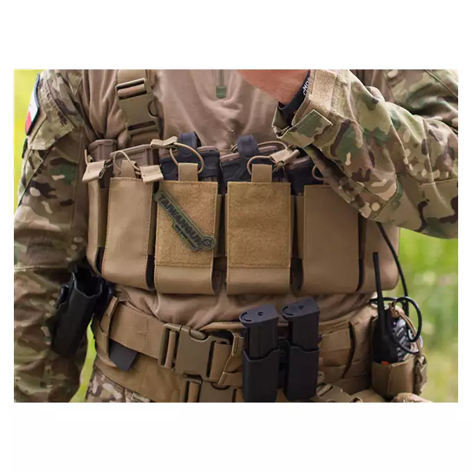 [Zestaw] Bojowy pas biodrowy MOLLE (XL) - Multicamo [8FIELDS] + Uniwersalne szelki taktyczne do pasa - Multicamo [8FIELDS]