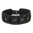 [Zestaw] Bojowy pas biodrowy MOLLE (M) - MB [8FIELDS] + Uniwersalne szelki taktyczne do pasa - Multicam Black [8FIELDS]