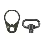 Push Button QD Sling Swivel - Black [KUBLAI]