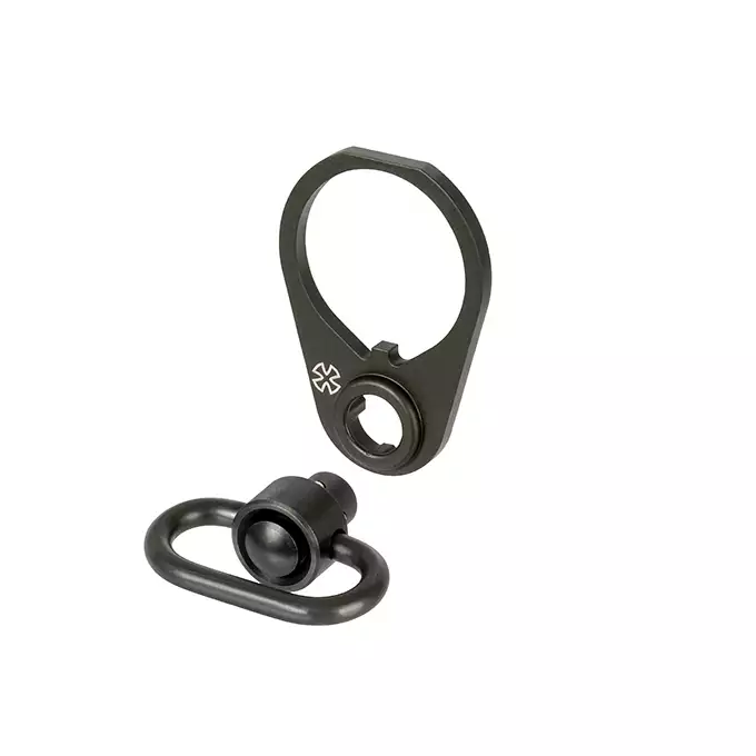 Push Button QD Sling Swivel - Black [KUBLAI]