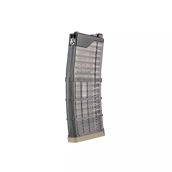 Green Gas LANCER L5 300blk AWN magazine for CGS, MWS GBBr - FDE [EMG]