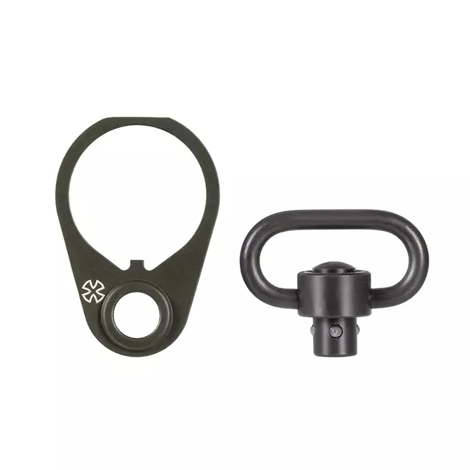 Push Button QD Sling Swivel - Black [KUBLAI]