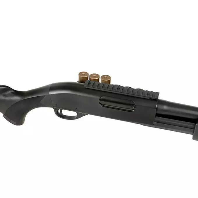 [Zestaw] CM.356M Tactical Full Metal - Black [CYMA] + Zestaw 6 naboi na 30 kulek do strzelby [EE]