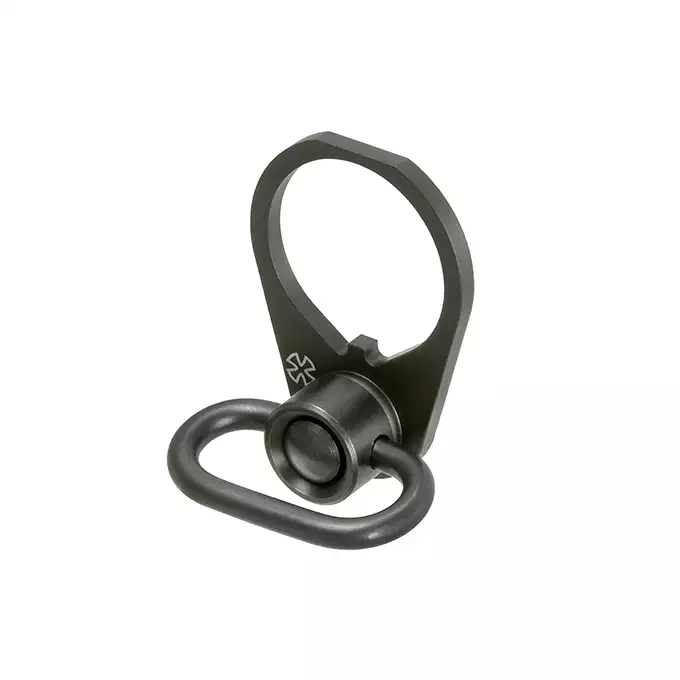 Push Button QD Sling Swivel - Black [KUBLAI]