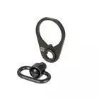 Push Button QD Sling Swivel - Black [KUBLAI]