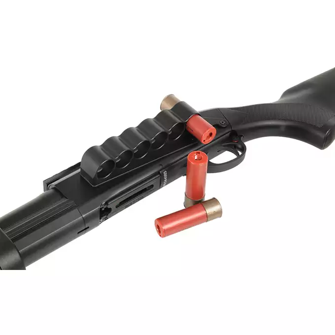 [Zestaw] CM.356M Tactical Full Metal - Black [CYMA] + Zestaw 6 naboi na 30 kulek do strzelby [EE]