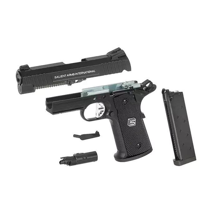 [Zestaw] Replika pistoletu SAI 1911 Compact [EMG] + Magazynek Green Gas 1911 [Double Bell]