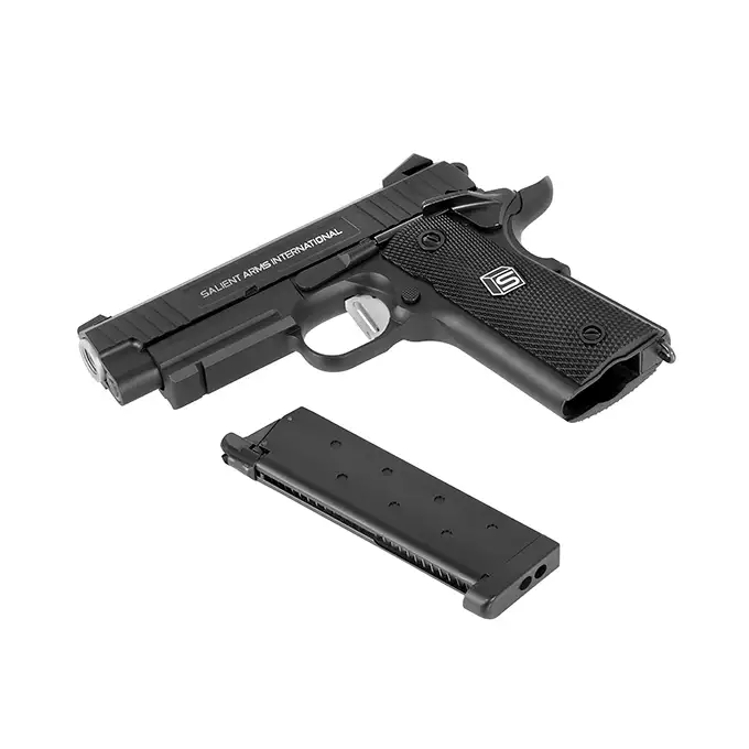 [Zestaw] Replika pistoletu SAI 1911 Standard [EMG] + Magazynek Green Gas 1911 [Double Bell]