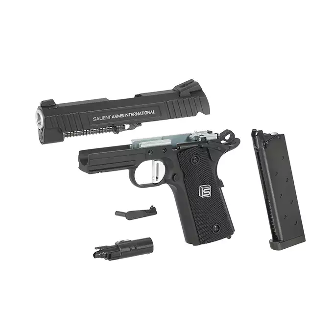 [Zestaw] Replika pistoletu SAI 1911 Standard [EMG] + Magazynek Green Gas 1911 [Double Bell]