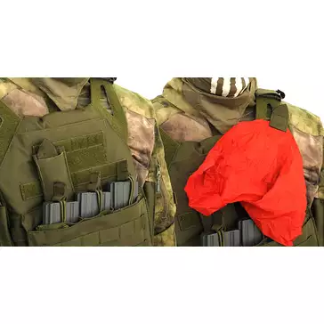8Fields Airsoft Dead Red Rag Pouch - Olive