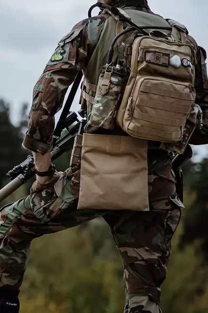 Belt Mounted Dump Pouch - Coyote [8FIELDS]