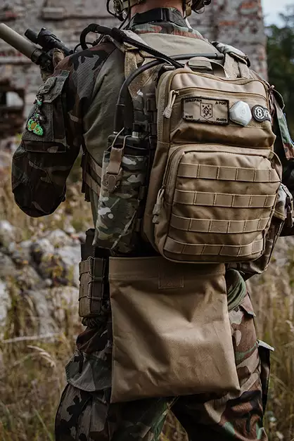 Belt Mounted Dump Pouch - Coyote [8FIELDS]