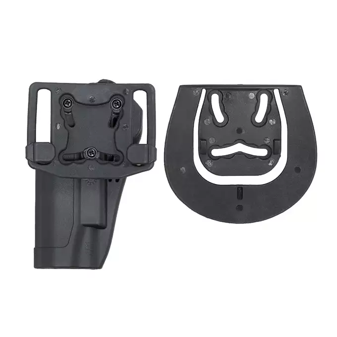 QuickDraw Pistol Holster with Locking Mechanism for 1911 Black