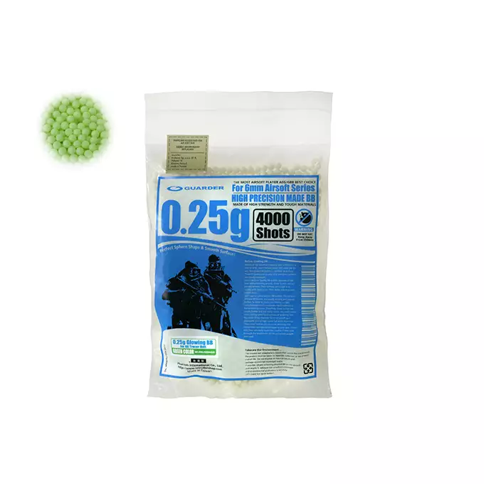 Bolas TRACER bb 0,25g - 4000 uds. [Guarder]