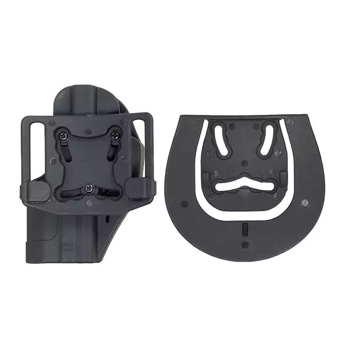 QuickDraw Pistol Holster with Locking Mechanism for USP Black [CS