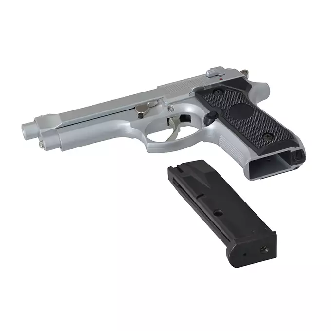 ST92F Non-Blowback Airsoft Gas Pistol - Argent [STTi]