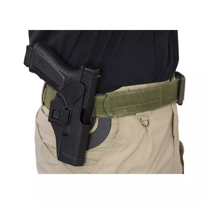 QuickDraw Pistol Holster with Locking Mechanism for G. Series Tan
