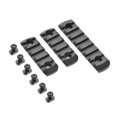 Zestaw 3 szyn montażowych do łoża MLOCK- Black [E&amp;C]