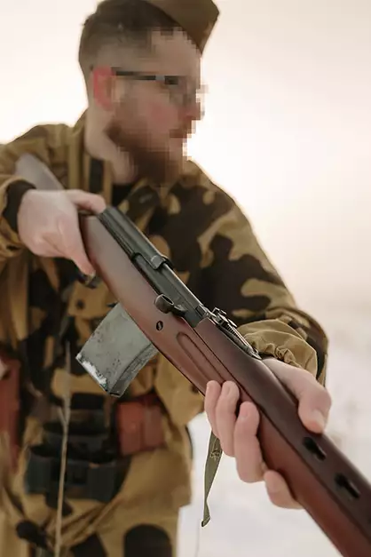 SVT-40 AEG Rifle Replica - Real Wood [S&amp;T]