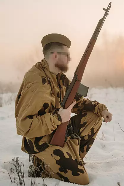 SVT-40 AEG Rifle Replica - Real Wood [S&amp;T]