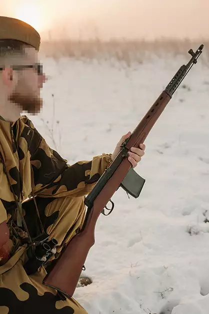 SVT-40 AEG Rifle Replica - Real Wood [S&amp;T]