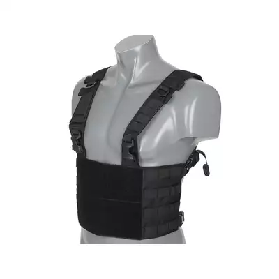 [Zestaw] Modularny Chest Rig Buckle Up - Black [8FIELDS] + Ładownica hybrydowa do MP5/SMG - Black [8FIELDS]
