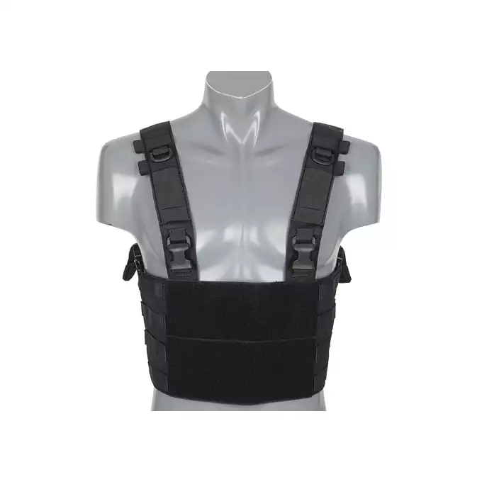 [Set] Buckle Up Modular Chest Rig - Black [8FIELDS] + Buckle Up Speed Triple Rifle/Pistol Mag Pouch - Black