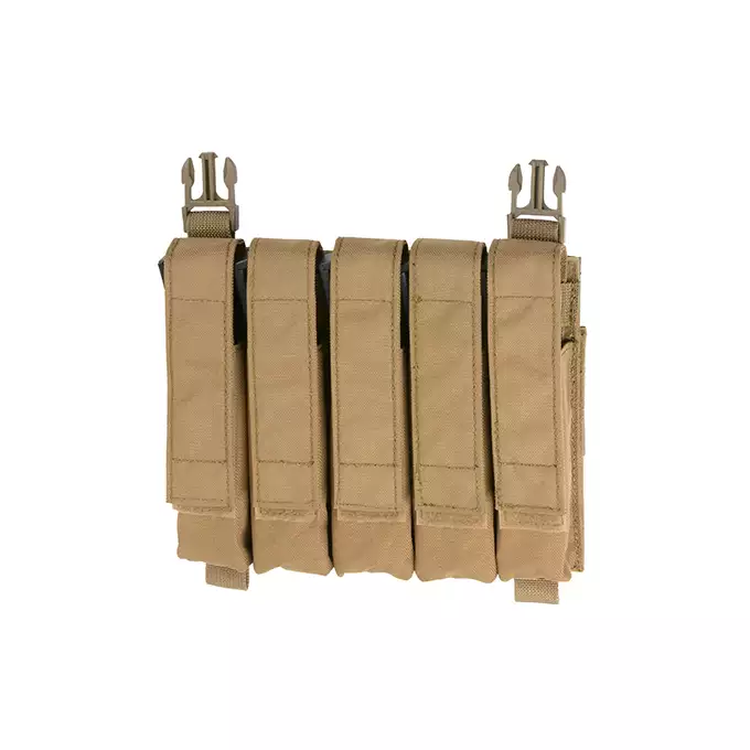 [Zestaw] Modularny Chest Rig Buckle Up - Coyote [8FIELDS] + Ładownica hybrydowa do MP5/SMG - Coyote [8FIELDS]