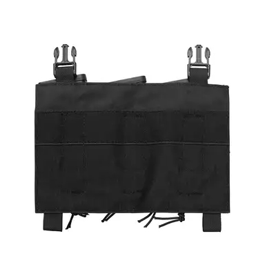 [Zestaw] Modularny Chest Rig Buckle Up - Black [8FIELDS] + Buckle Up szybka potrójna ładownica karabinowo-pistoletowa - Black