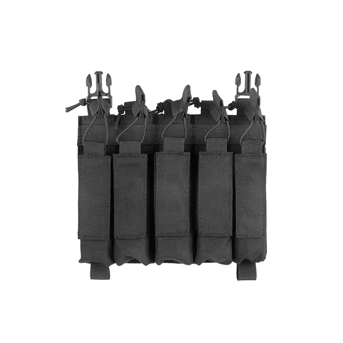 [Set] Buckle Up Modular Chest Rig - Black [8FIELDS] + MP5/SMG Hybrid Mag Pouch - Black [8FIELDS]