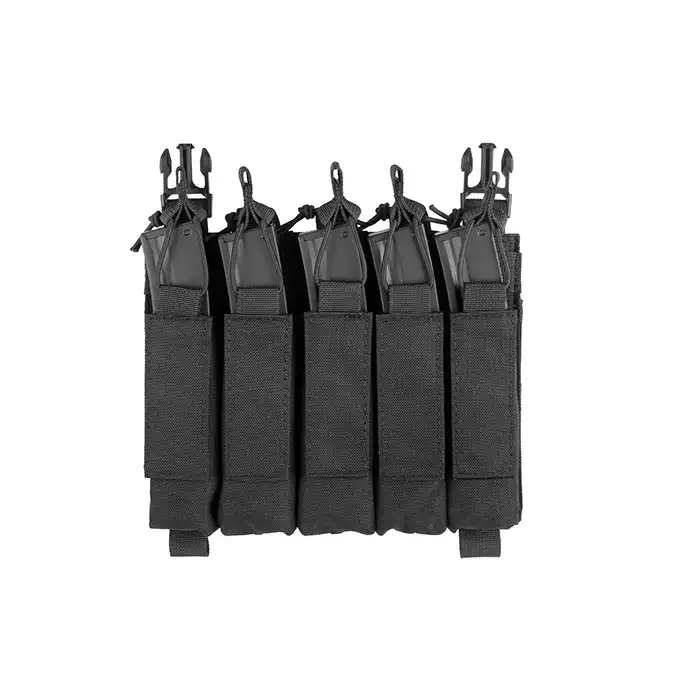 [Set] Buckle Up Modular Chest Rig - Black [8FIELDS] + MP5/SMG Hybrid Mag Pouch - Black [8FIELDS]