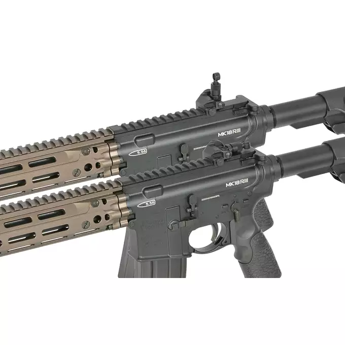 [Zestaw] Replika GBBR DD4 MK18 RIII S 10,3"  [EMG] + Magazynek na Green Gaz do karabinków MC6593M/MC6595M [Golden Eagle]