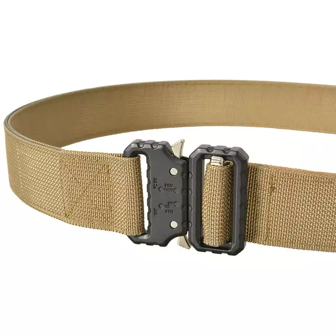[Zestaw] Sztywny pas L z klamrą QD - TAN [8FIELDS] + Panel MOLLE montowany na pas - Multicamo [8FIELDS]