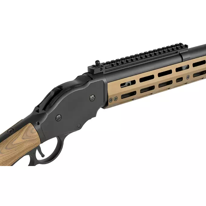 [Set] AT8703 lever-action shotgun replica - Black [Golden Eagle] + Set of 5 Shells for 3 BBs for M1887 Shotgun Green Gas [Golden Eagle]