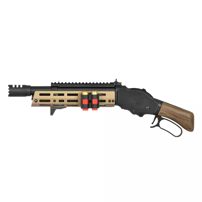 [Zestaw] Replika strzelby lever action AT8701T [Golden Eagle] + Zestaw 5 Naboi na 3 Kulek do Strzelby M1887 Green Gaz [Golden Eagle]
