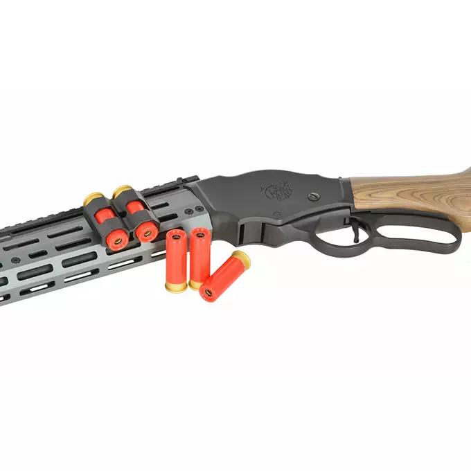 [Zestaw] Replika strzelby lever action AT8703GY [Golden Eagle] + Zestaw 5 Naboi na 3 Kulek do Strzelby M1887 Green Gaz [Golden Eagle]