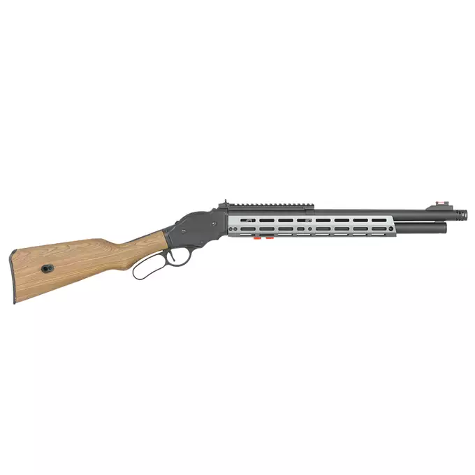 [Zestaw] Replika strzelby lever action AT8703GY [Golden Eagle] + Zestaw 5 Naboi na 3 Kulek do Strzelby M1887 Green Gaz [Golden Eagle]