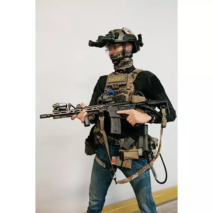 [Zestaw] Replika GBBR DD4 M4A1 FSP RIII S 14,5" [EMG] + Obustronna strona dźwignia przeładowania AR GBB [Golden Eagle]