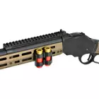 [Set] AT8703 lever-action shotgun replica - Black [Golden Eagle] + Set of 5 Shells for 3 BBs for M1887 Shotgun Green Gas [Golden Eagle]