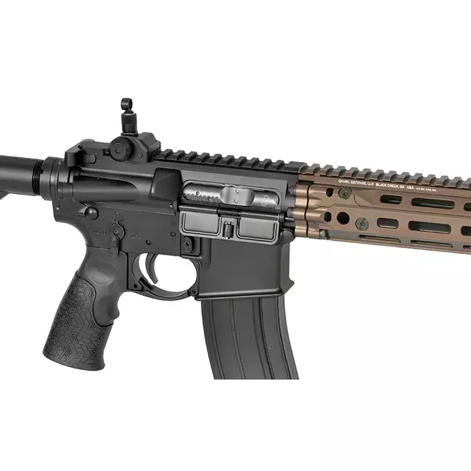 [Zestaw] Replika GBBR DD4 M4A1 FSP RIII S 14,5" [EMG] + Obydwu strona dźwignia przeładowania AR GBB [Golden Eagle]
