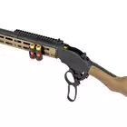 [Set] AT8703 lever-action shotgun replica - Black [Golden Eagle] + Set of 5 Shells for 3 BBs for M1887 Shotgun Green Gas [Golden Eagle]