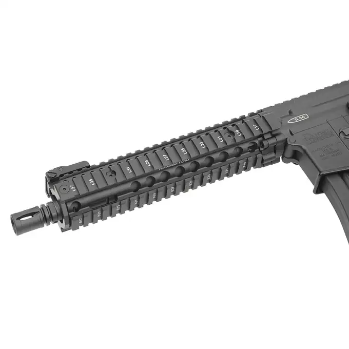 [Zestaw] Replika gazowa karabinka Daniel Defense MK18 - Black [EMG] + Obydwu strona dźwignia przeładowania AR GBB [Golden Eagle]