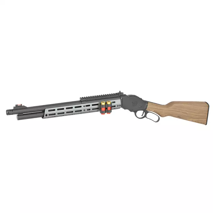 [Zestaw] Replika strzelby lever action AT8703GY [Golden Eagle] + Zestaw 5 Naboi na 3 Kulek do Strzelby M1887 Green Gaz [Golden Eagle]