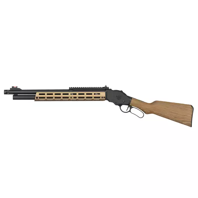 [Set] AT8703 lever-action shotgun replica - Black [Golden Eagle] + Set of 5 Shells for 3 BBs for M1887 Shotgun Green Gas [Golden Eagle]